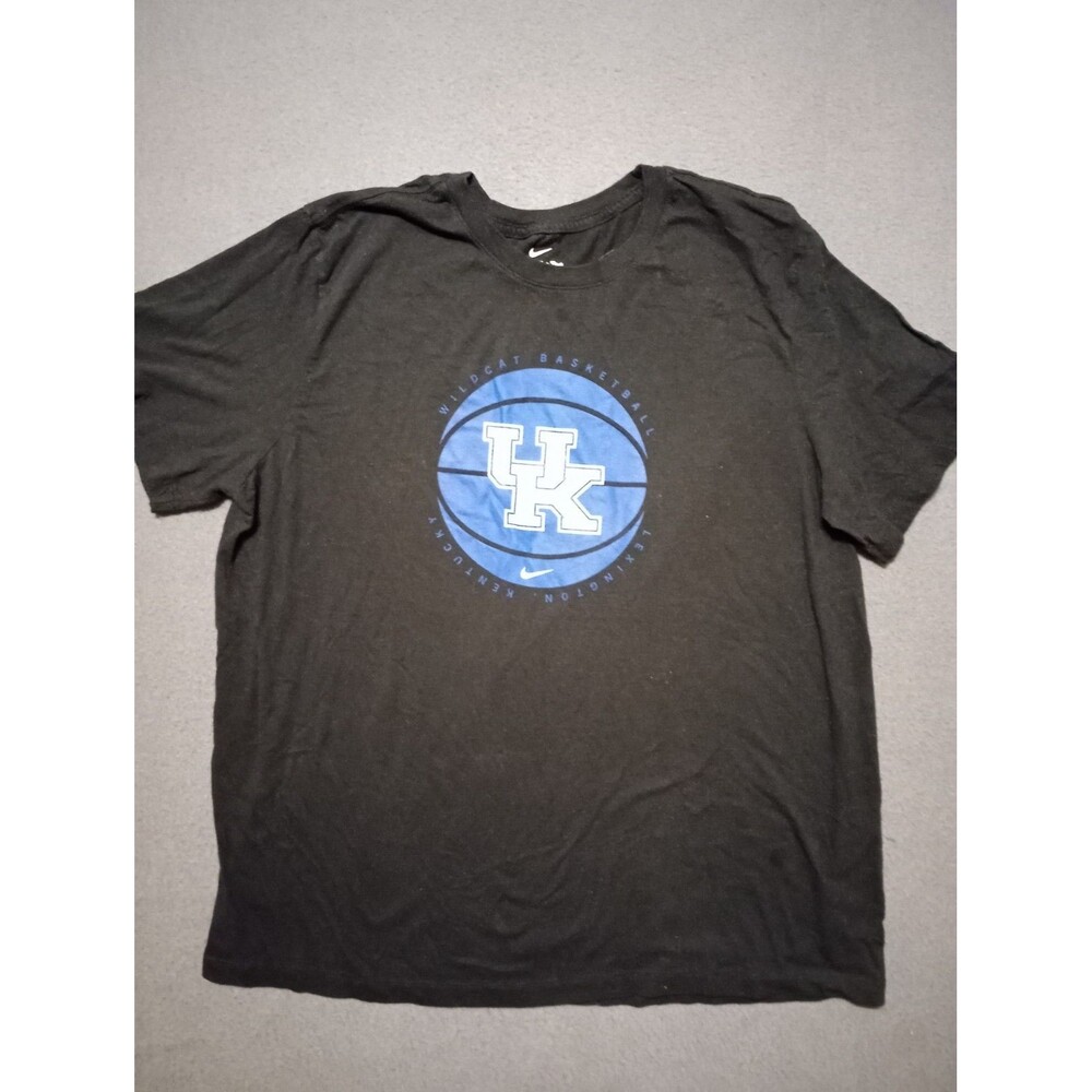 Nike Kentucky Wildcats Men’s Size XL Center Swoosh Black Loose Fit T Shirt